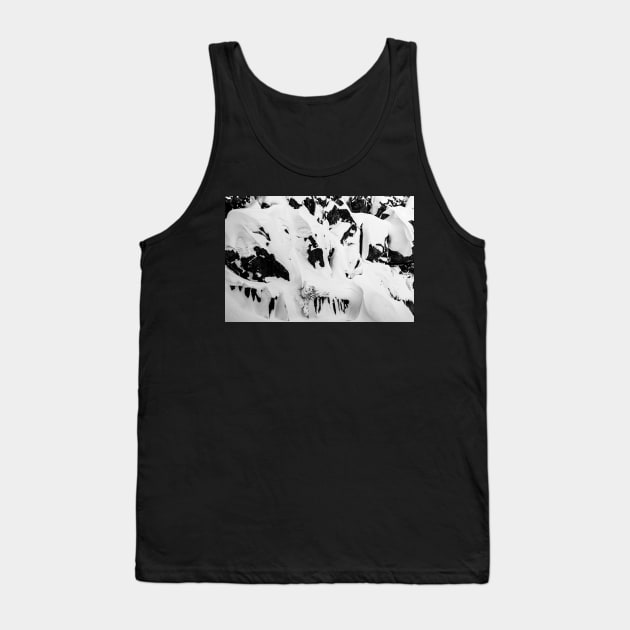 Snow Mountain Texture Tank Top by Kate-P-